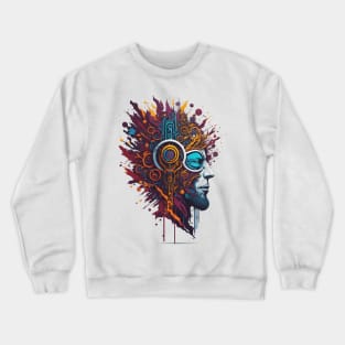 Fusion of man and machine Crewneck Sweatshirt